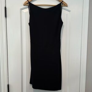 🟢 Sooki Elegant Black Sleeveless Dress with Open Back Size Large